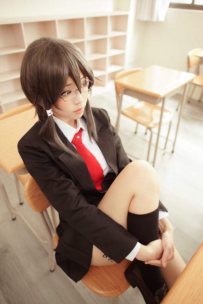 不扛枪更迷人 [刀剑神域]朝田诗乃学生服COSPLAY【36P】