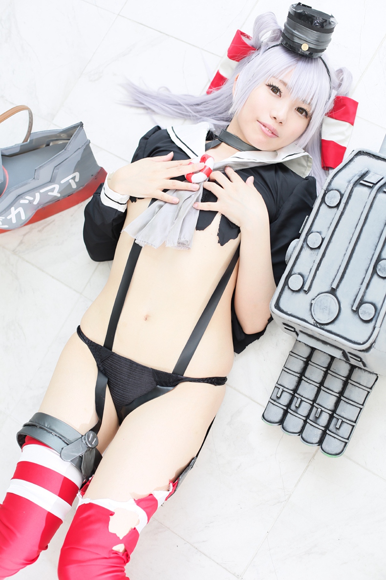 一波日本软妹子COSPLAY福利， あまつかみゅ。の天津風，喜欢的收藏