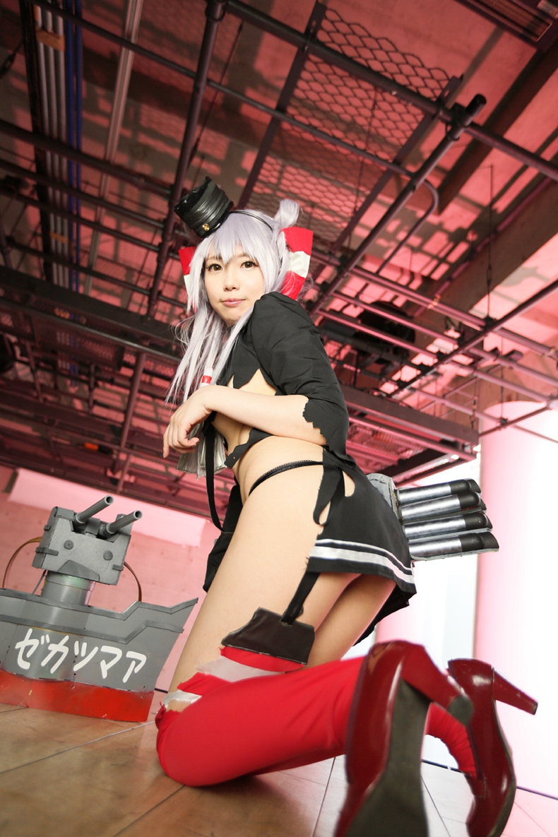 一波日本软妹子COSPLAY福利， あまつかみゅ。の天津風，喜欢的收藏