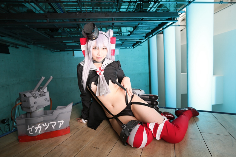 一波日本软妹子COSPLAY福利， あまつかみゅ。の天津風，喜欢的收藏